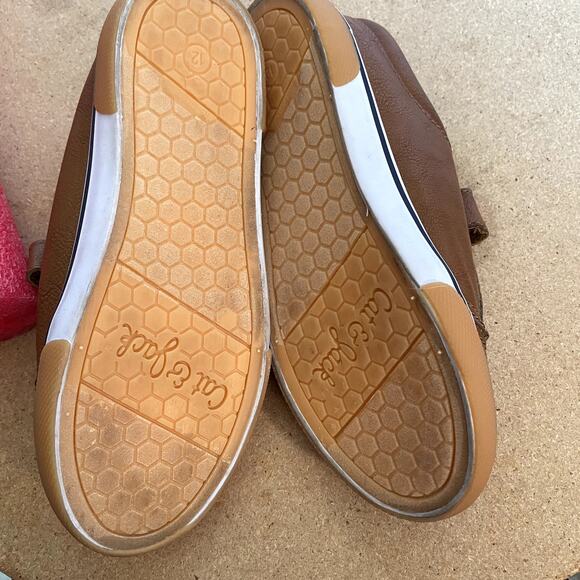 Cat & Jack Size 12 shoes uni sex boy or girl loafer 8.5" long child - Picture 6 of 9